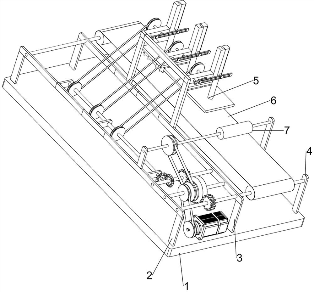 Extrusion type Liangnong big cake production device