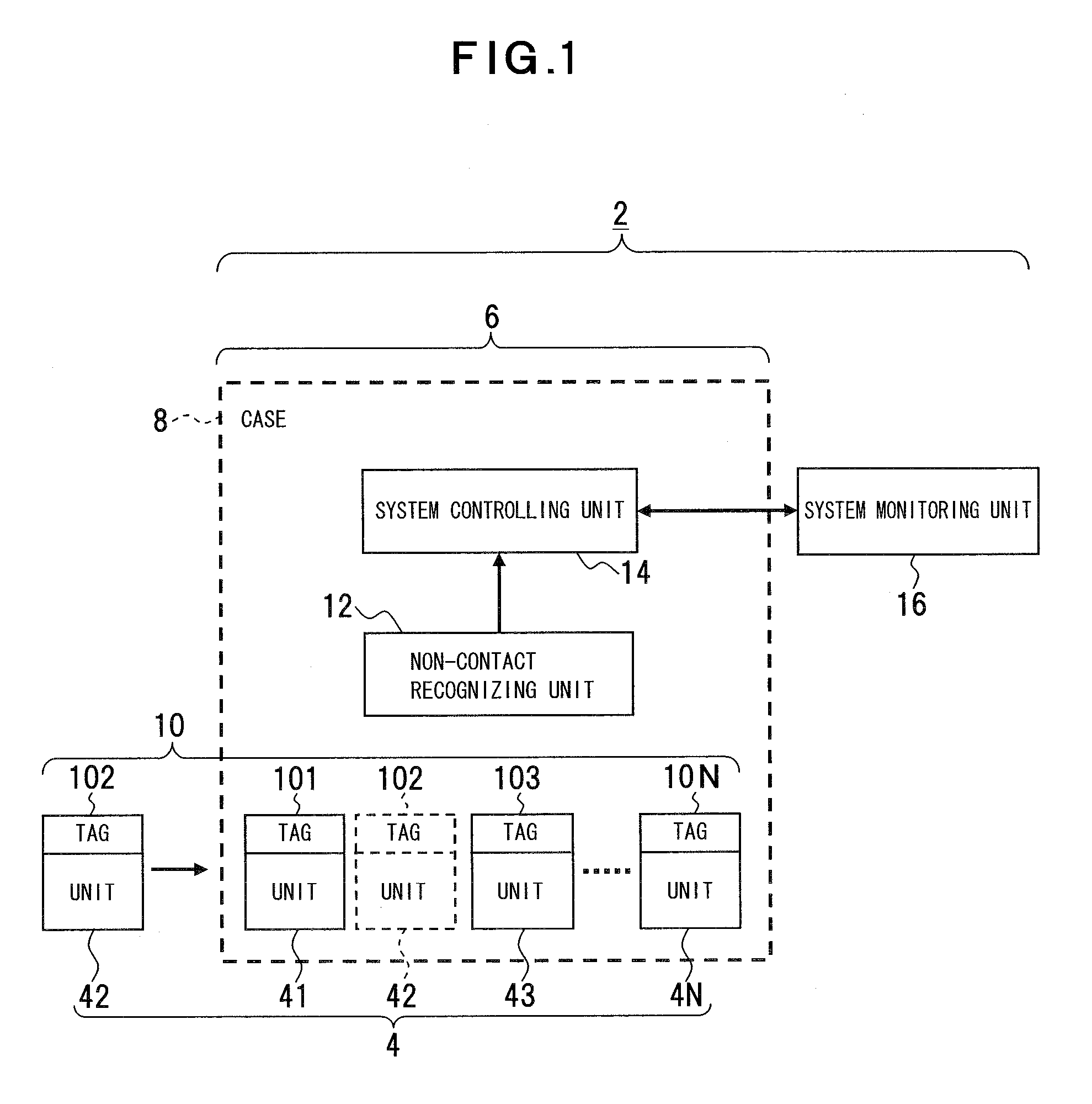 Configuration recognizing system, configuration recognizing method, and configuration recognizing program of device