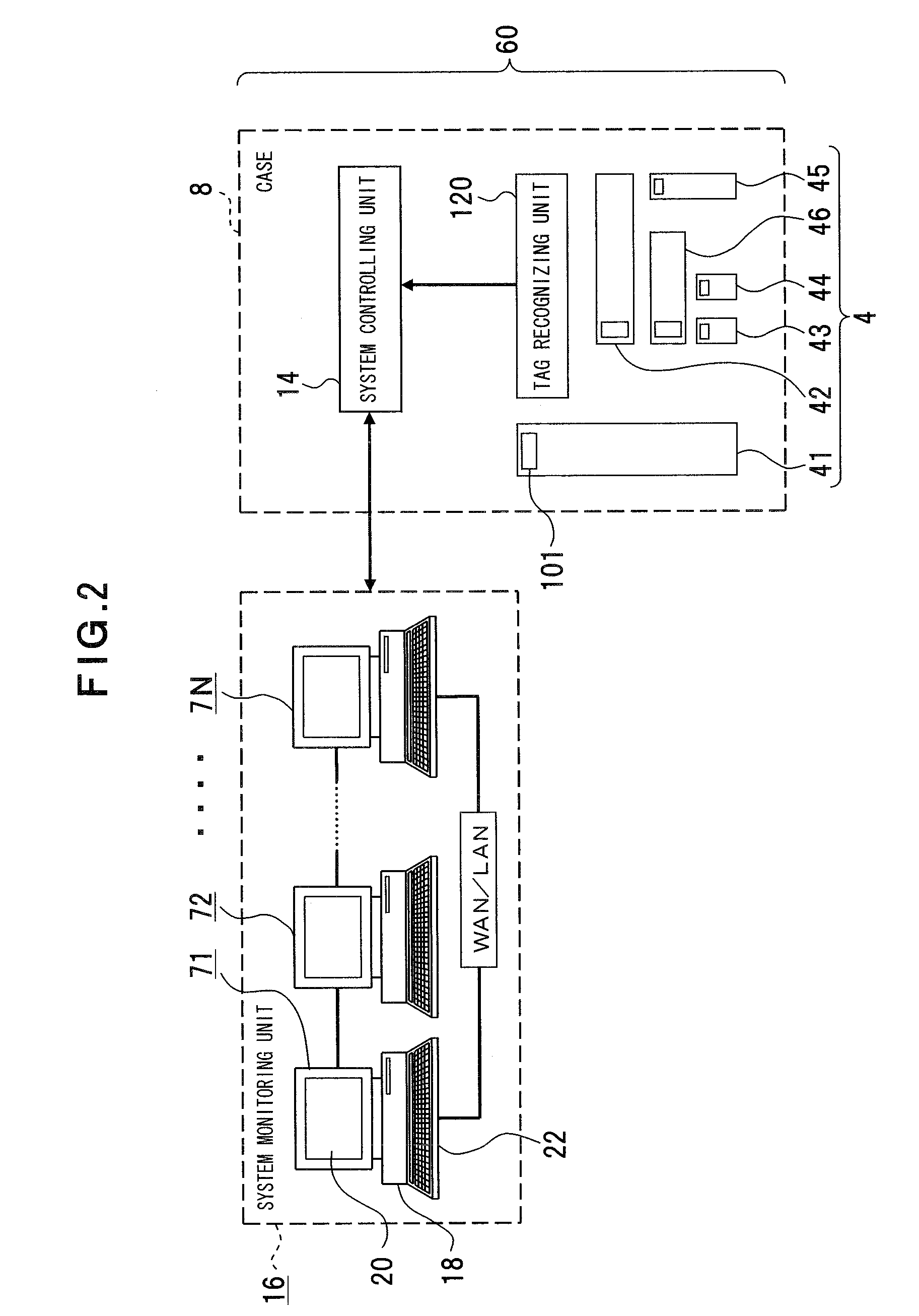 Configuration recognizing system, configuration recognizing method, and configuration recognizing program of device