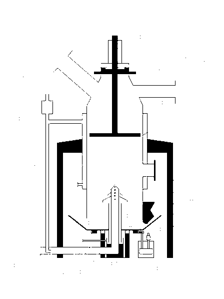 Household garbage gas generation furnace