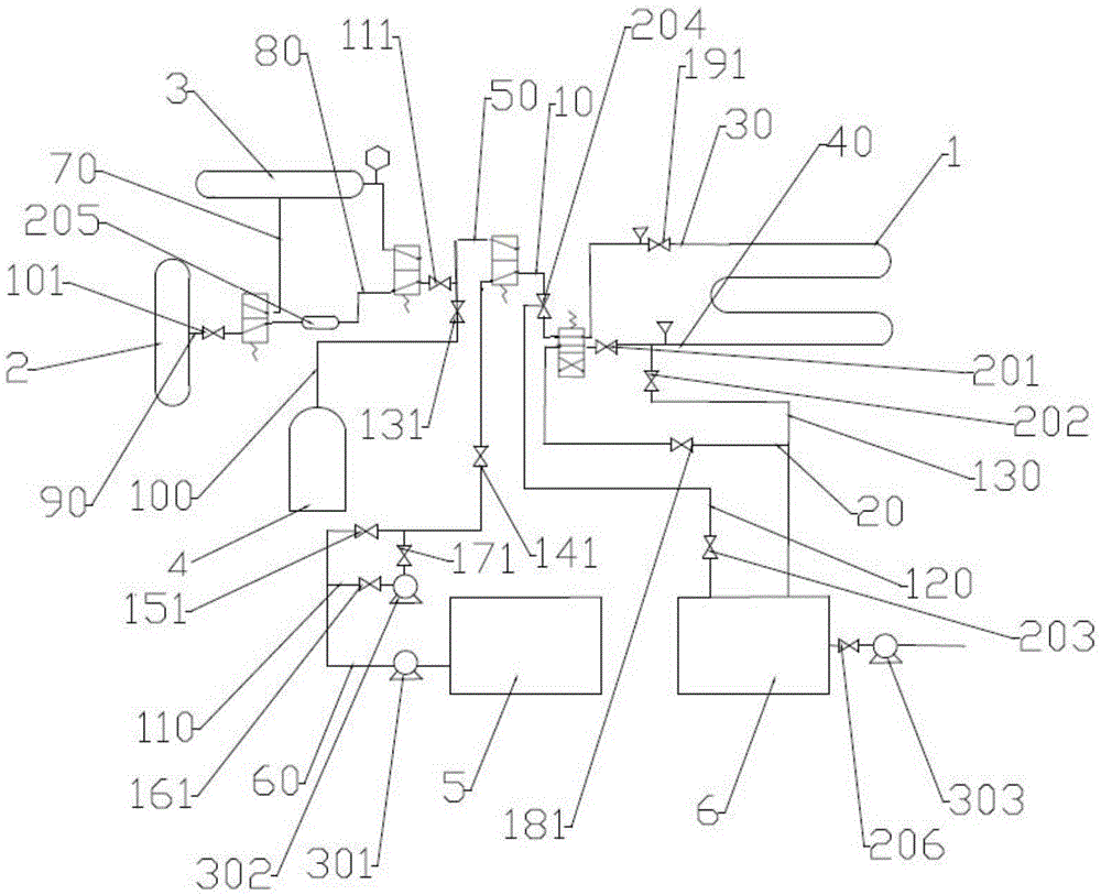 Cleaning equipment and cleaning method for small-pipe diameter pipeline