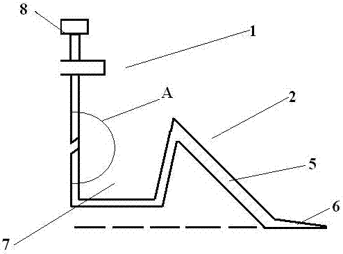 Sweeping device for road sweeper and sweeping method of sweeping device