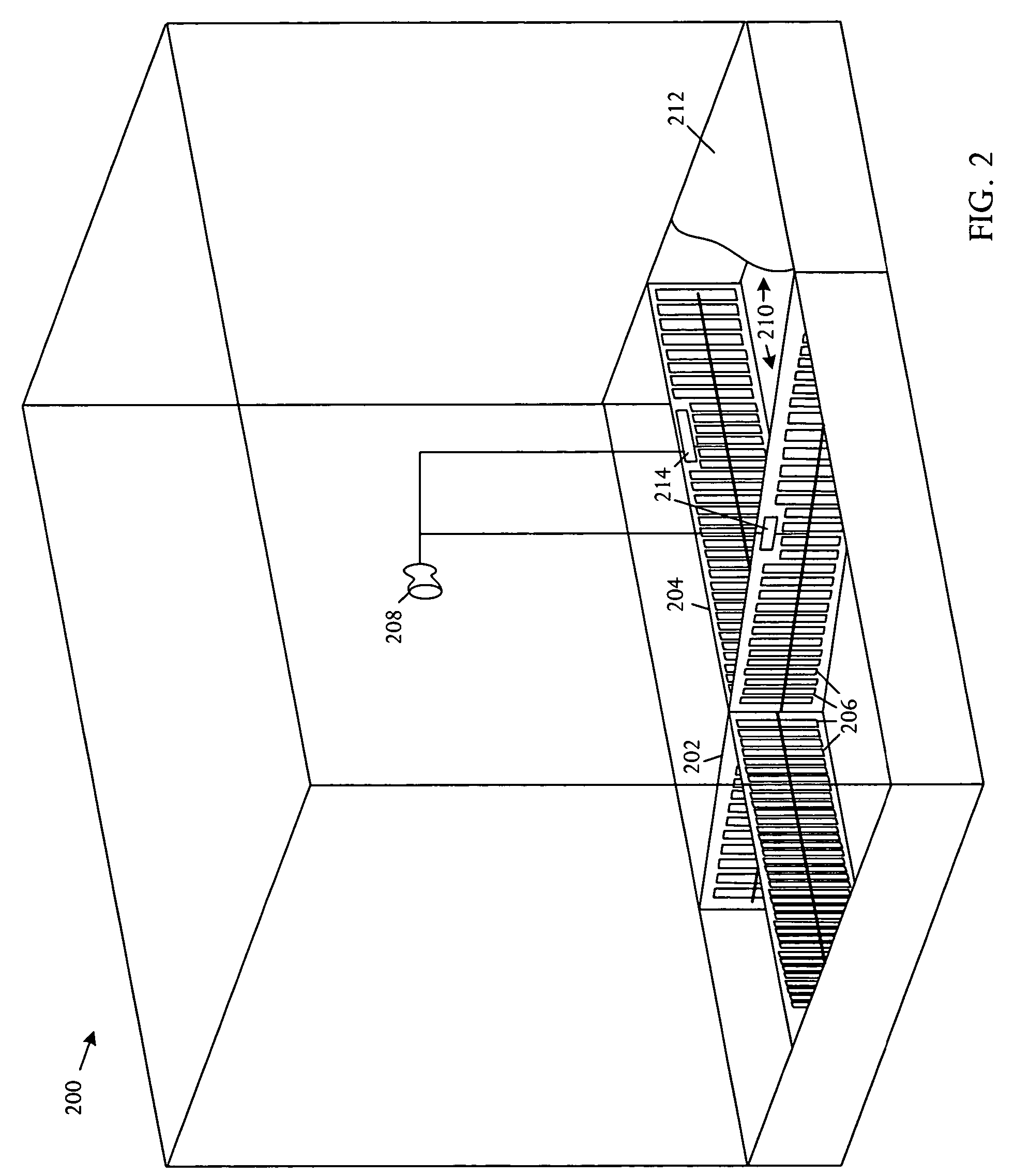 Airflow distribution control system for usage in a raised-floor data center