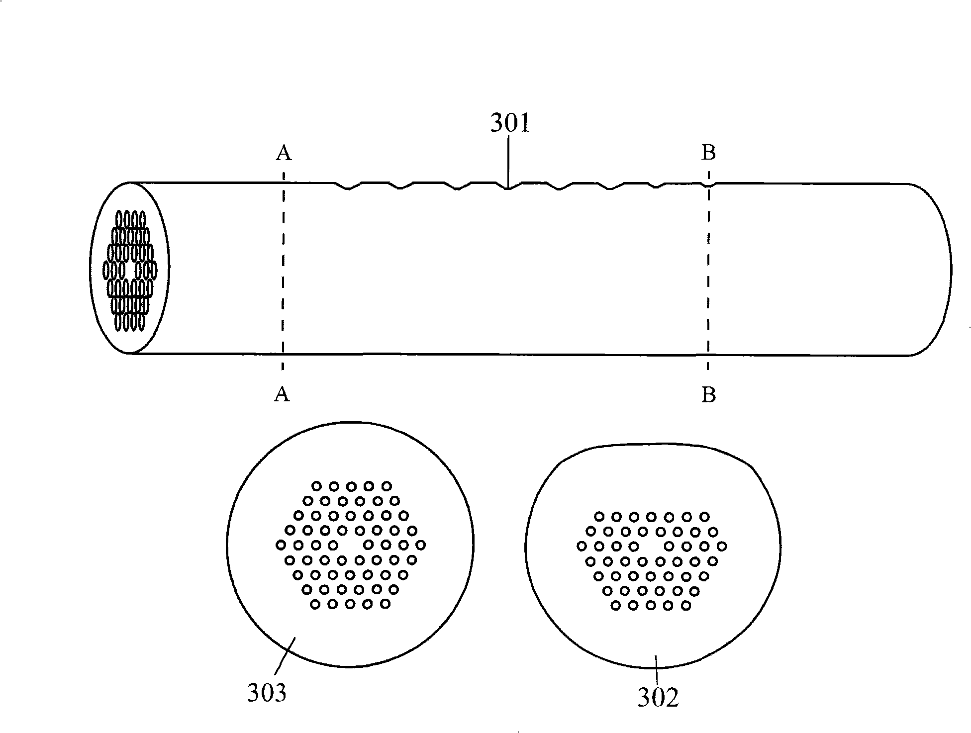 Method for manufacturing fiber grating and sensor using same