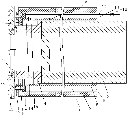 Pipe shed construction method adopting three-arm drill jumbo