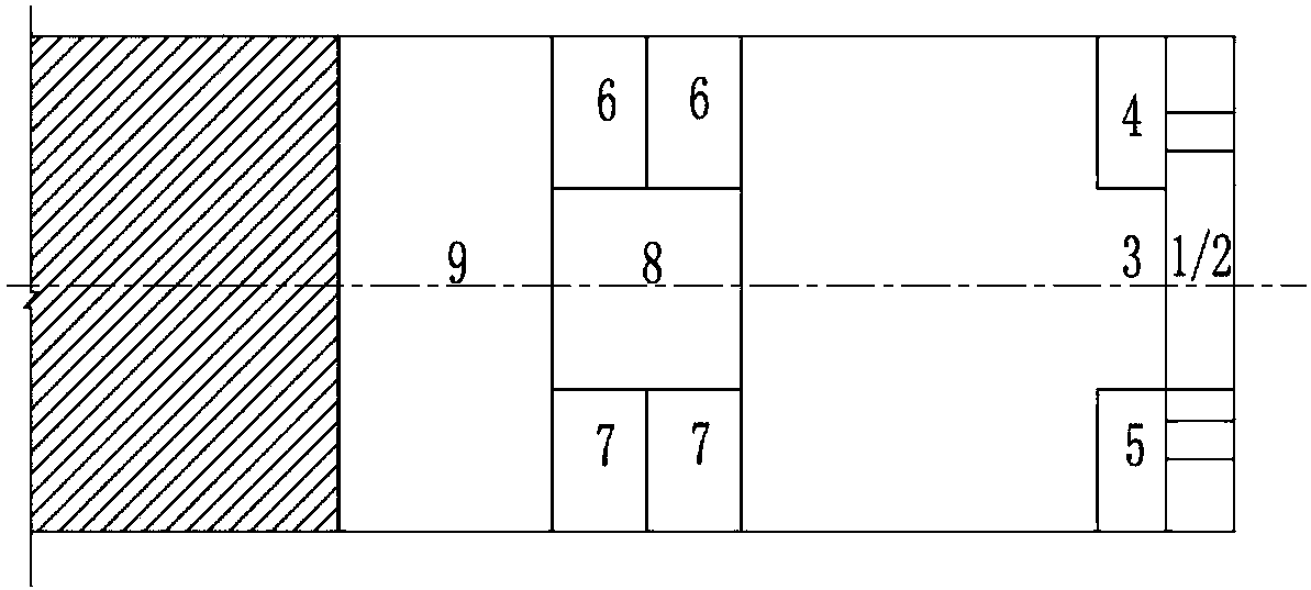 Complementary circulating digging method for floated pebble stratum large section tunnel