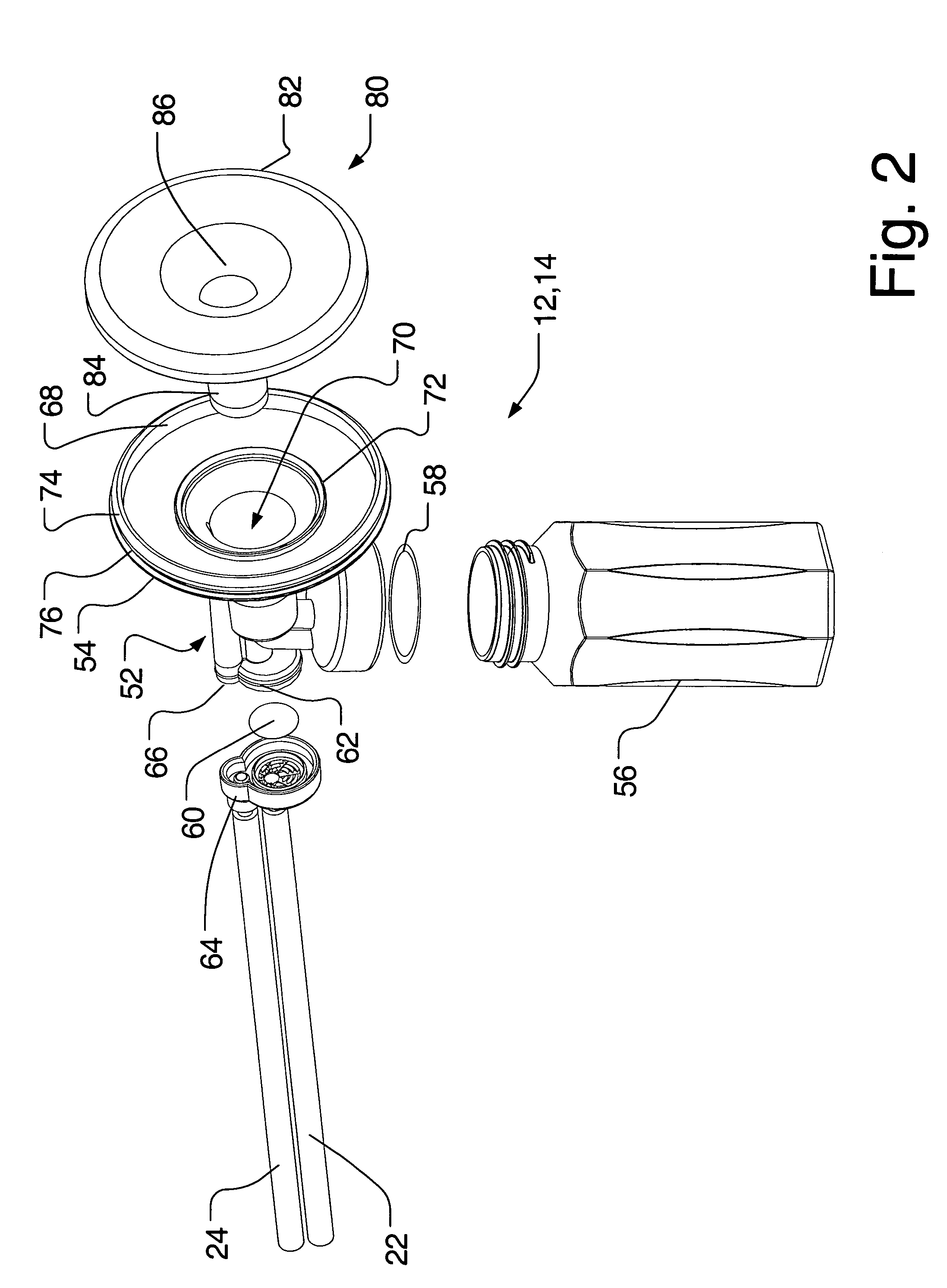 Express kits and cup liners for human milking apparatus