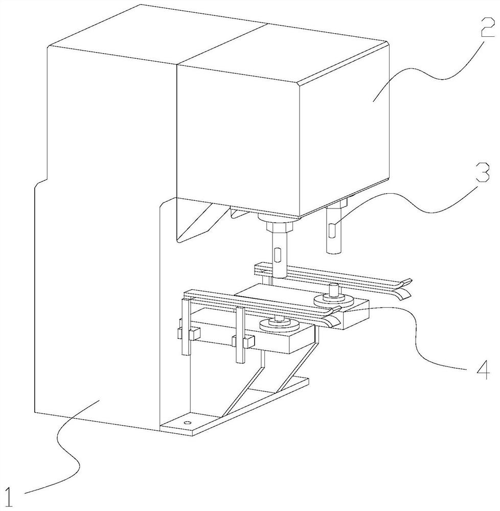 Riveting machine for eyelets of hand bag