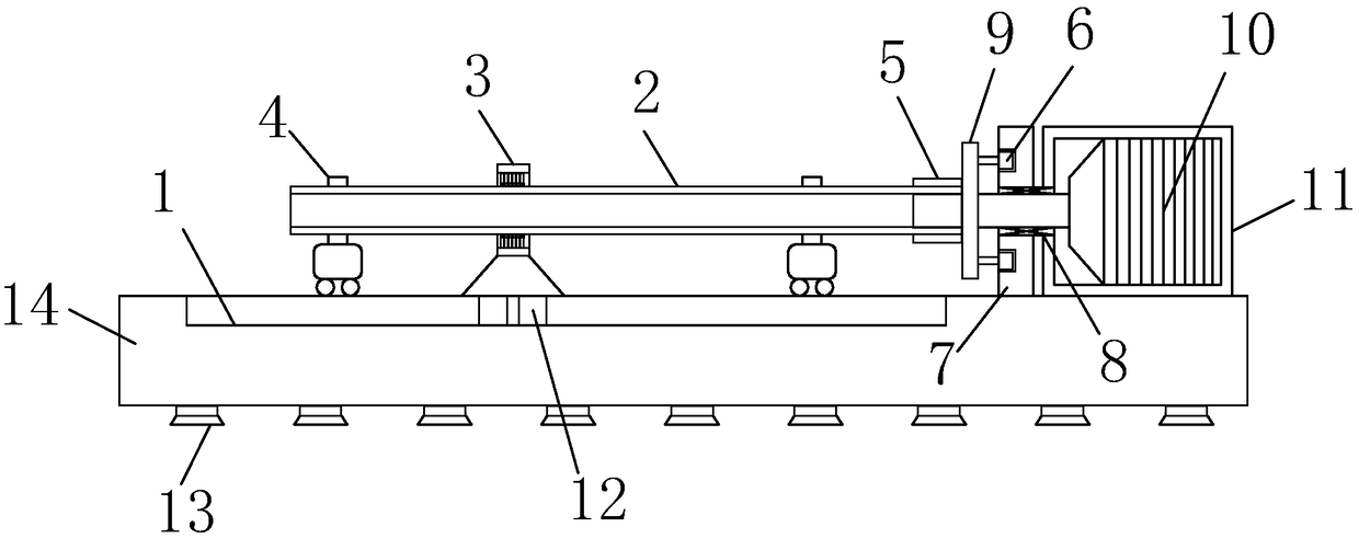 Steel pipe grinding device