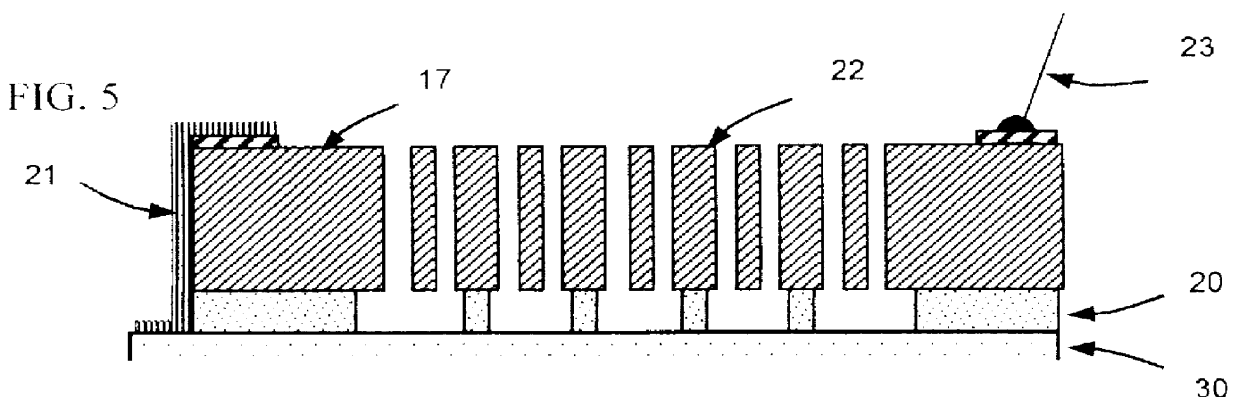 Micro-electro mechanical device made from mono-crystalline silicon and method of manufacture therefore