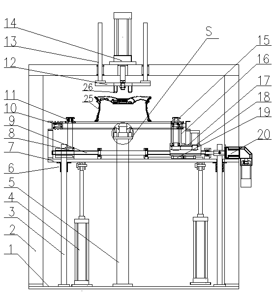 Online cylinder sleeve pressing device for wheel