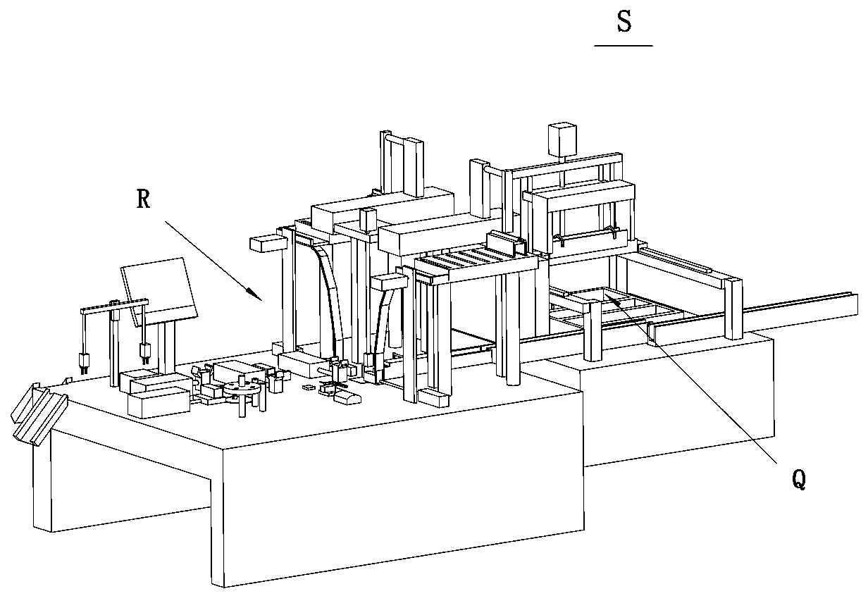 Transformer welding and assembling integrated production line