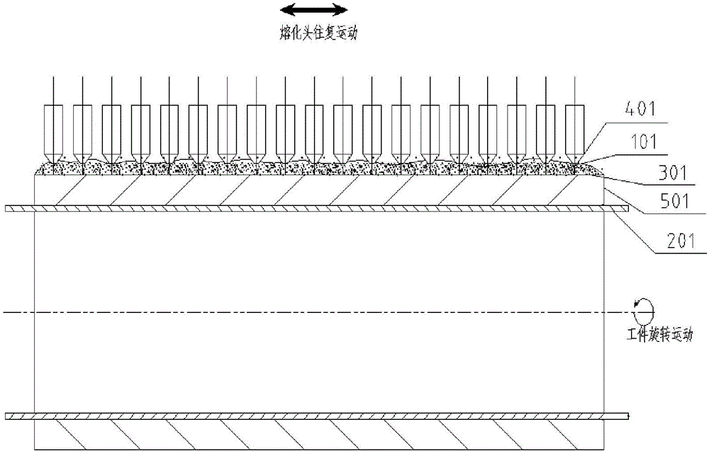 Electric smelting forming method for nuclear power station pressure vessel shell