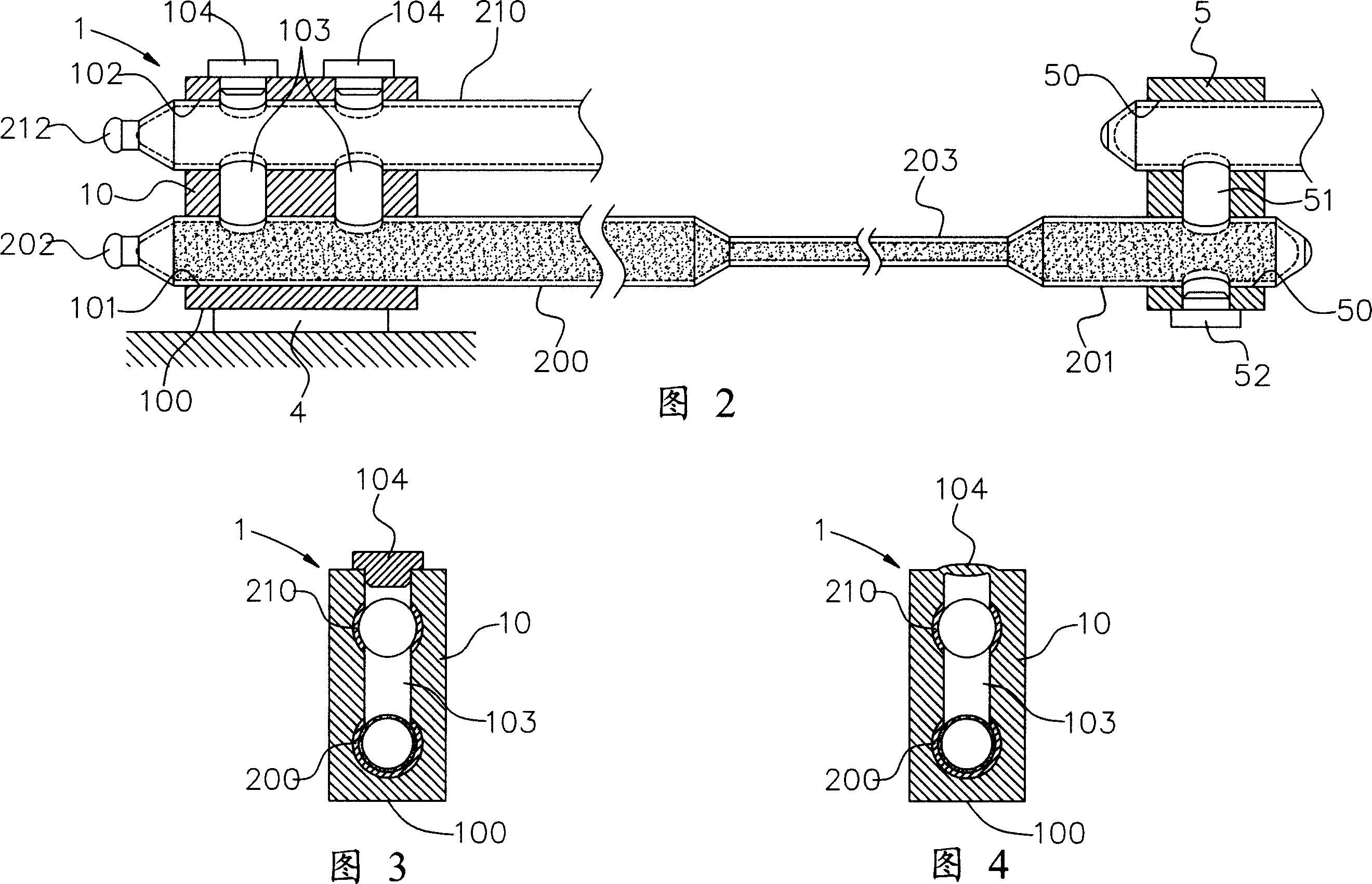 Loop type heat pipe structure