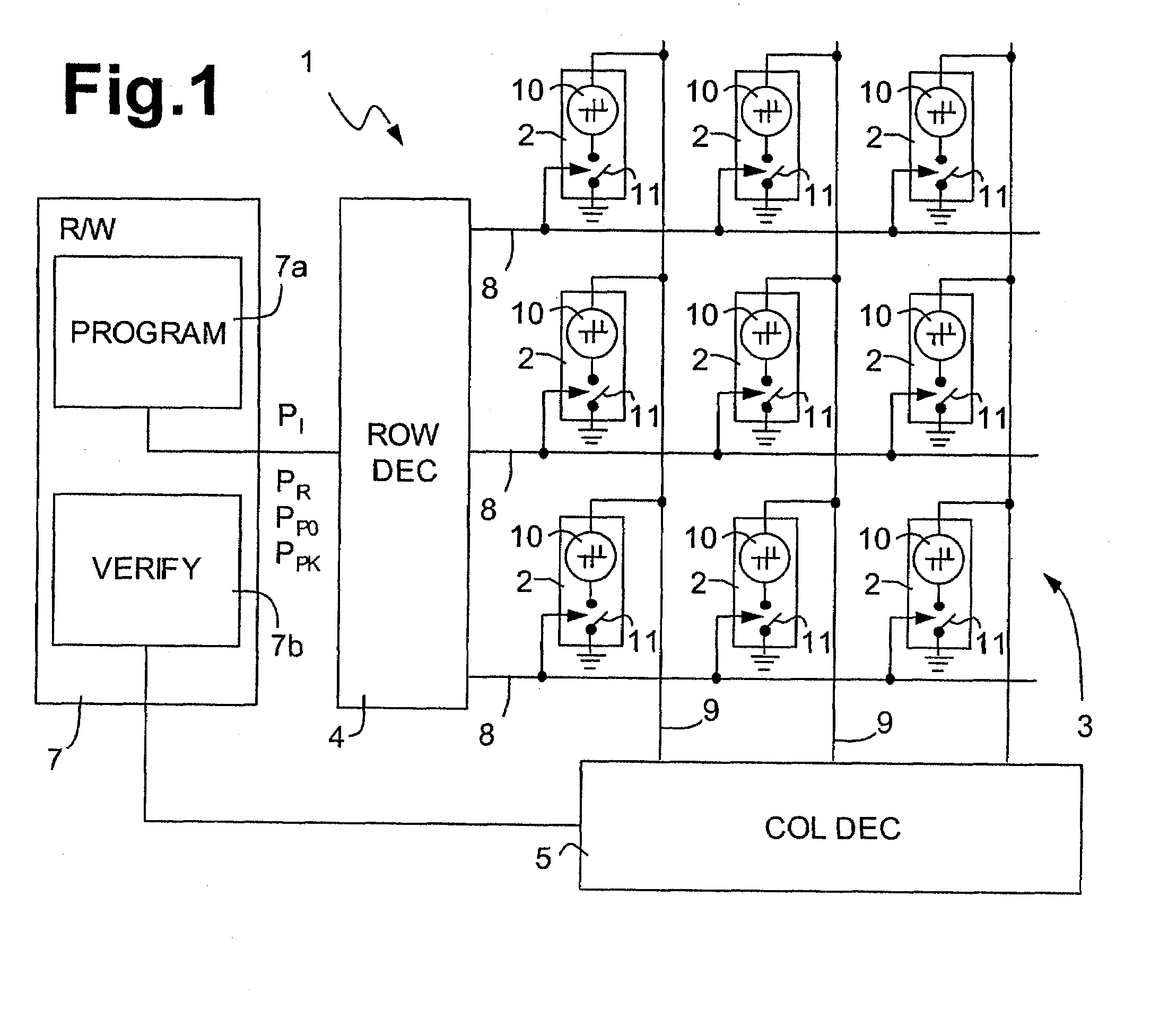 Method for multilevel programming of phase change memory cells using a percolation algorithm