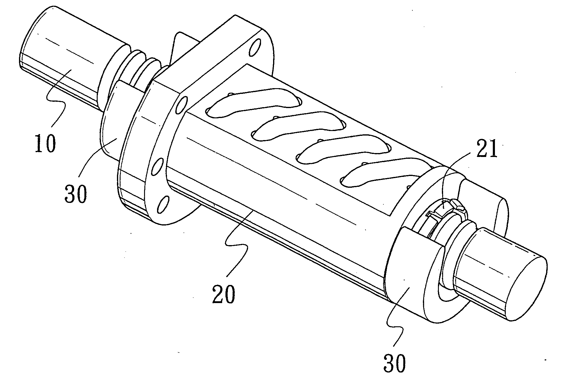 Ball screw with a changeable oil-storage unit