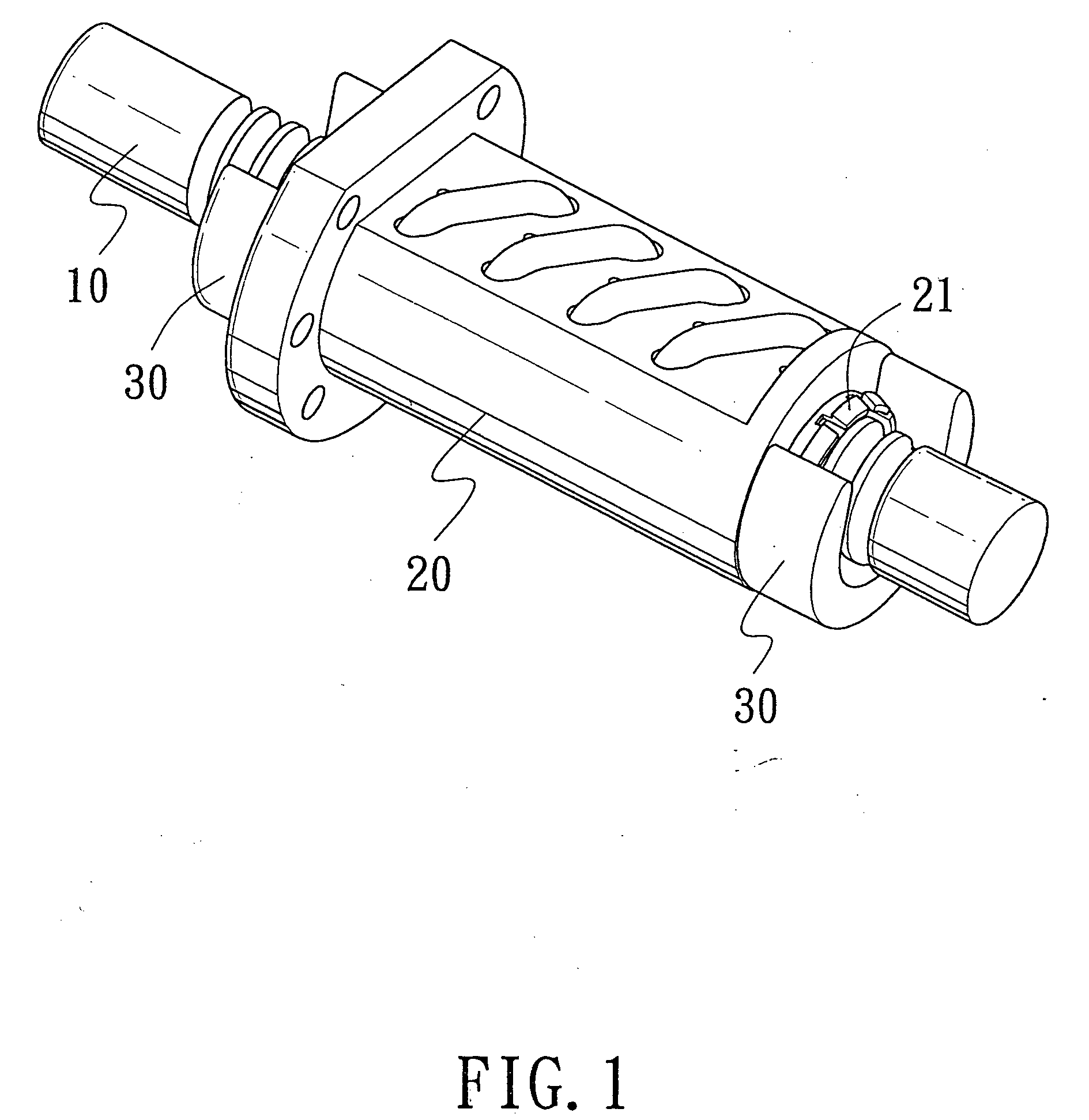 Ball screw with a changeable oil-storage unit