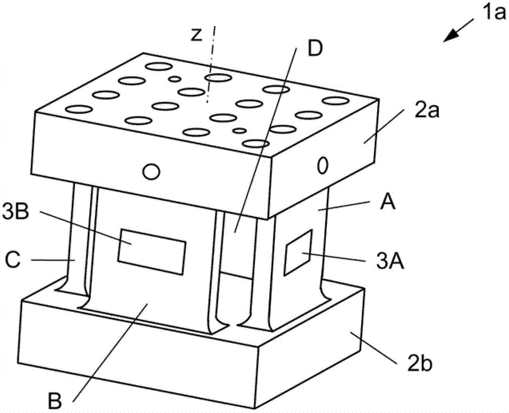 Measuring element, force sensor and measuring assembly for measuring forces