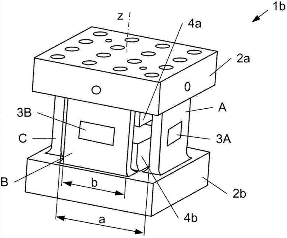 Measuring element, force sensor and measuring assembly for measuring forces