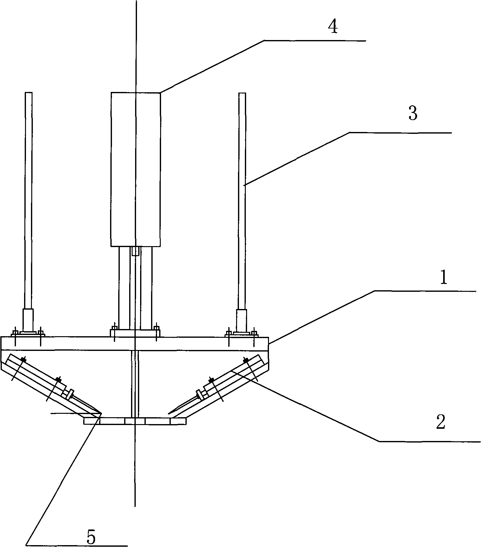 Automatic baiting needling device of vehicle roof board production chain