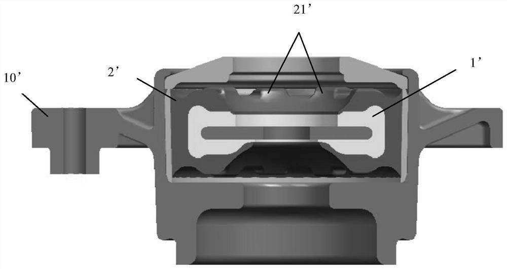 Bushing for upper support of vehicle