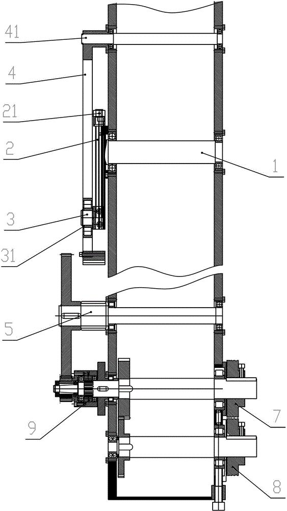 Wire feeding mechanism of spring machine