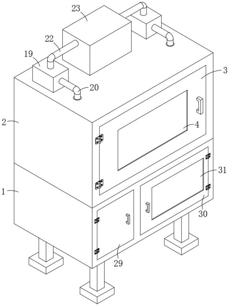 A device for roughening the outer surface of soft and hard boards with glue brushing components