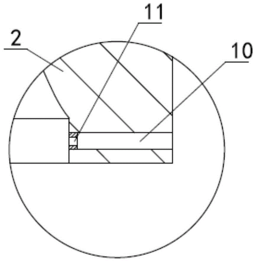 Heating wire cooling injection molding upper mold for fan blades