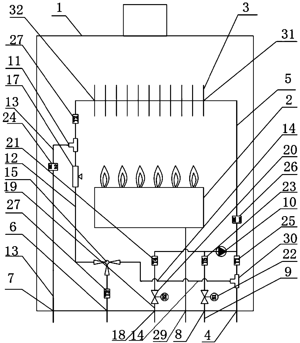 Heating gas water heater and control method thereof