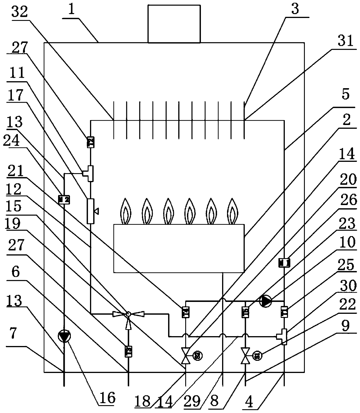 Heating gas water heater and control method thereof