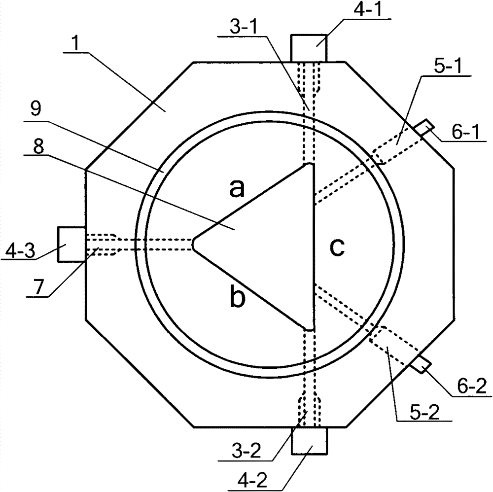 Deep sea water parameter measuring device