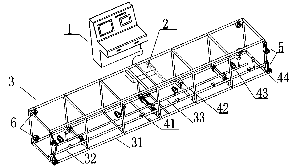 Underwater multi-parameter automatic detection device for underground diaphragm wall