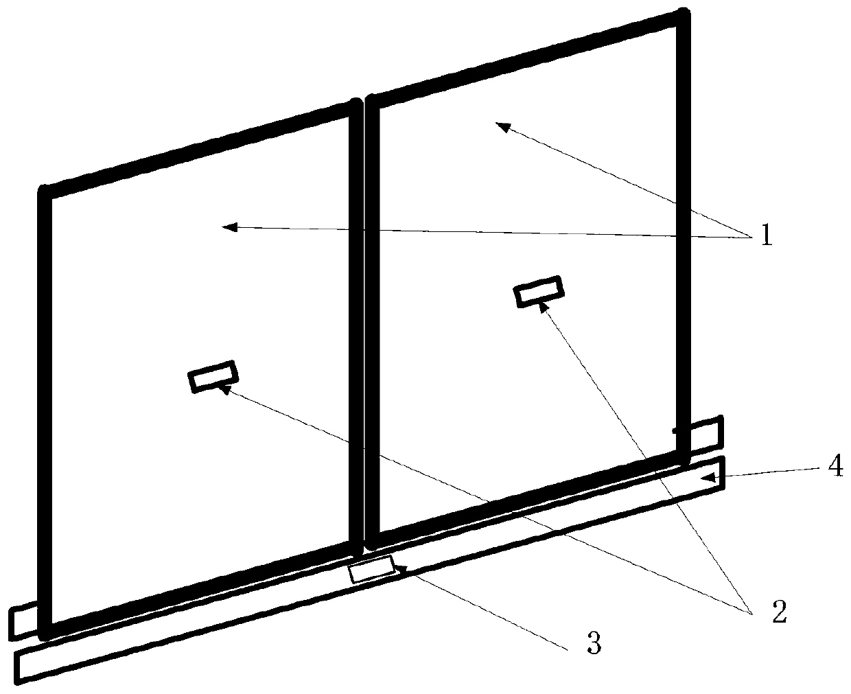 Detection method for people caught in the platform door of subway locomotive