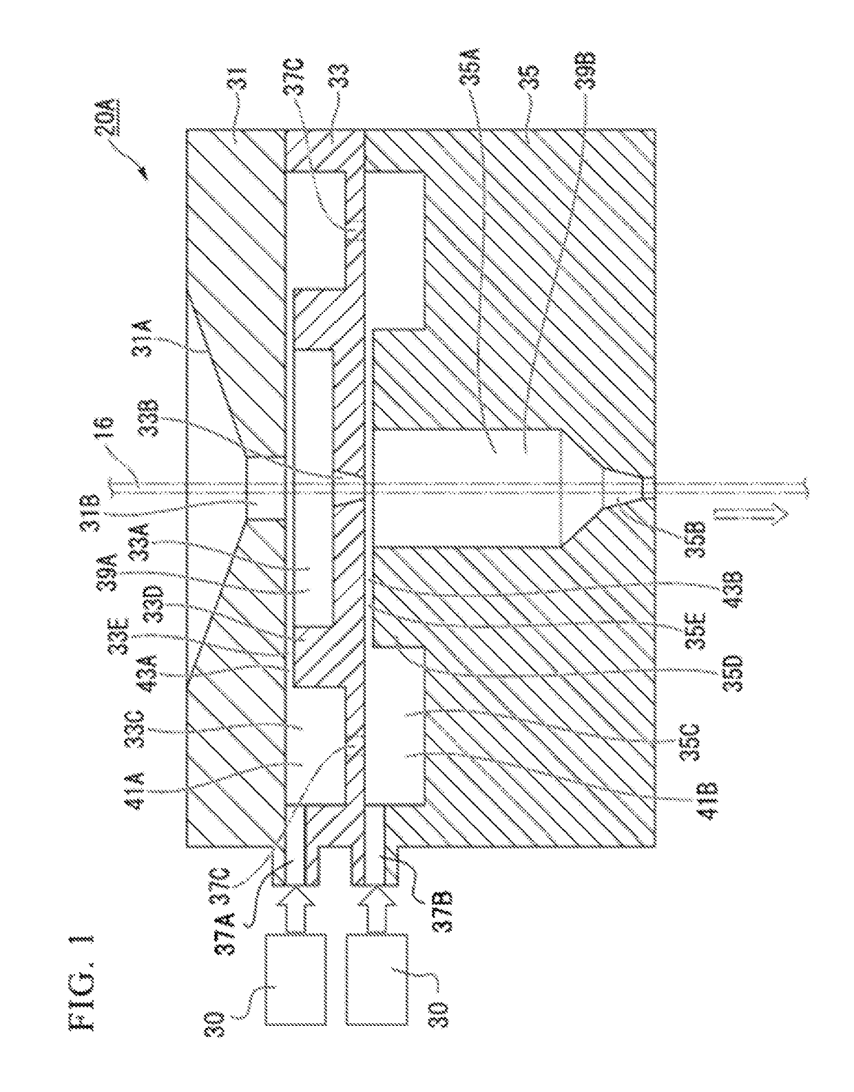 Bare optical fiber coating device and bare optical fiber coating method