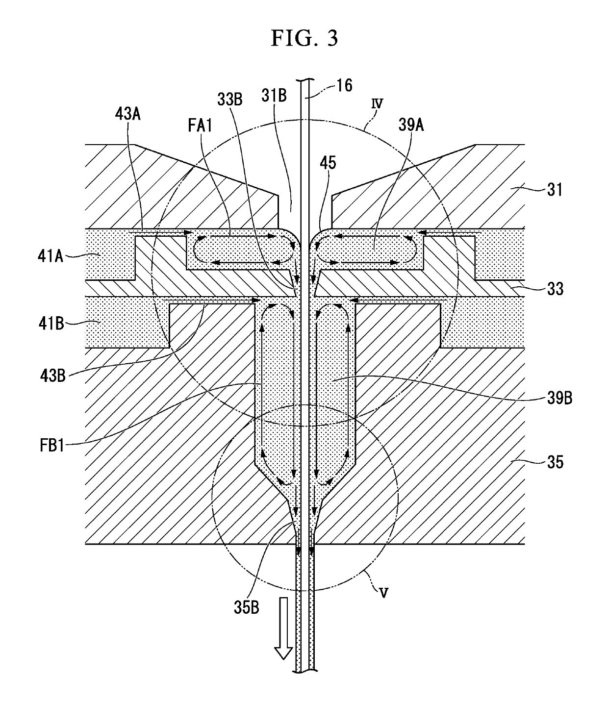 Bare optical fiber coating device and bare optical fiber coating method