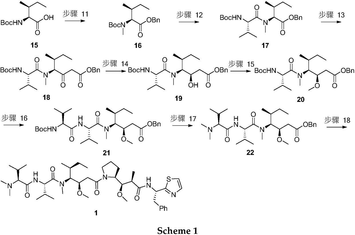 Method for preparing Dolastatin 10 having high anticancer activity