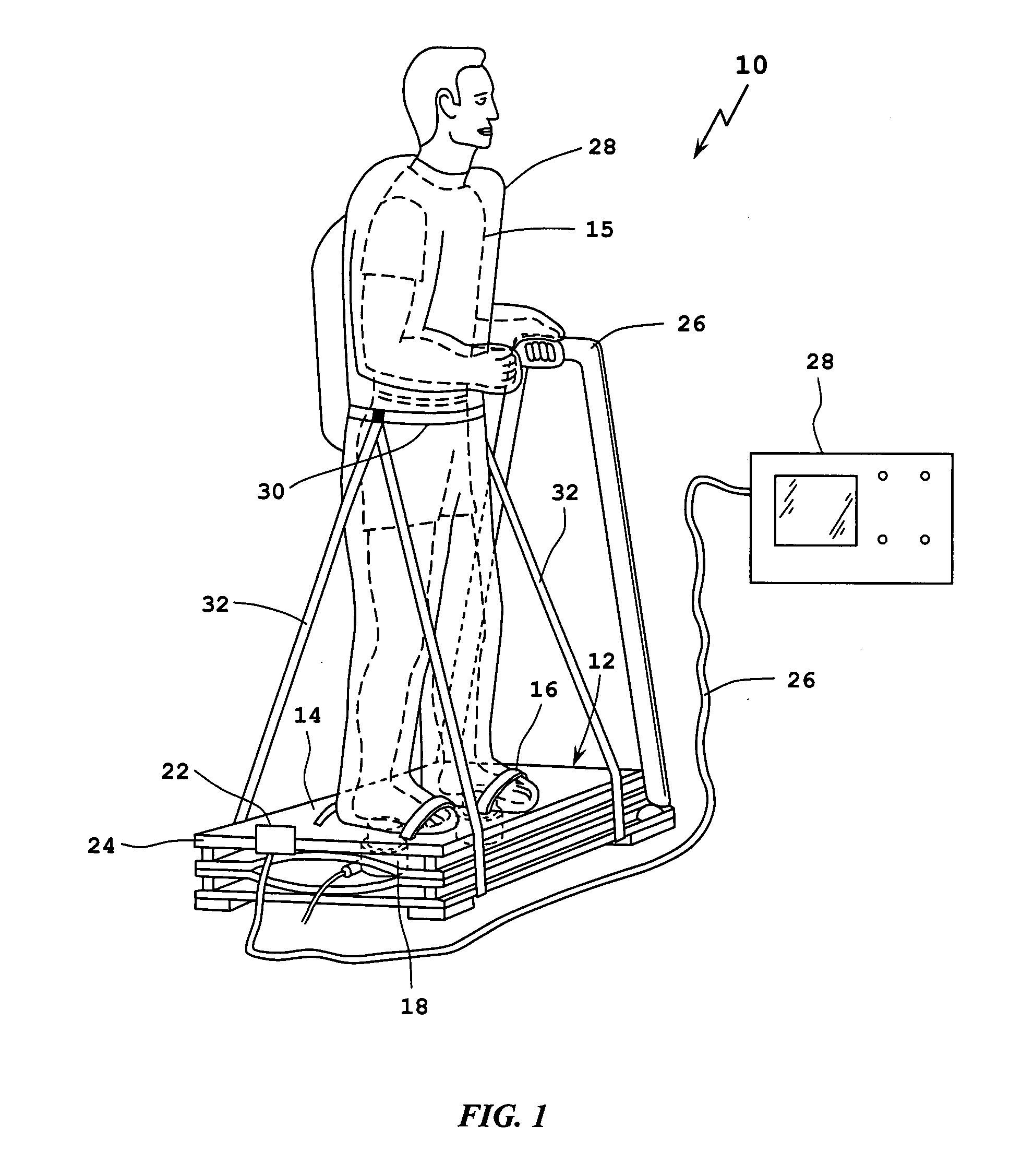 Non-invastive apparatus and method for dynamic motion therapy in a weightless environment