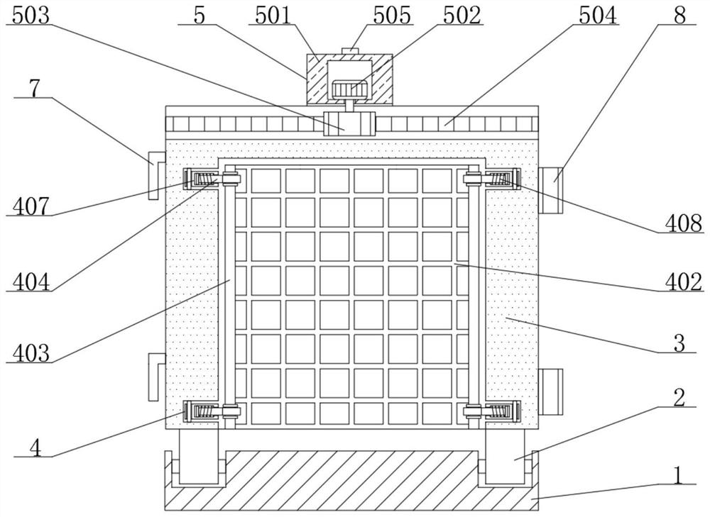 Anti-collision guardrail for bird repelling in airport based on toughness design