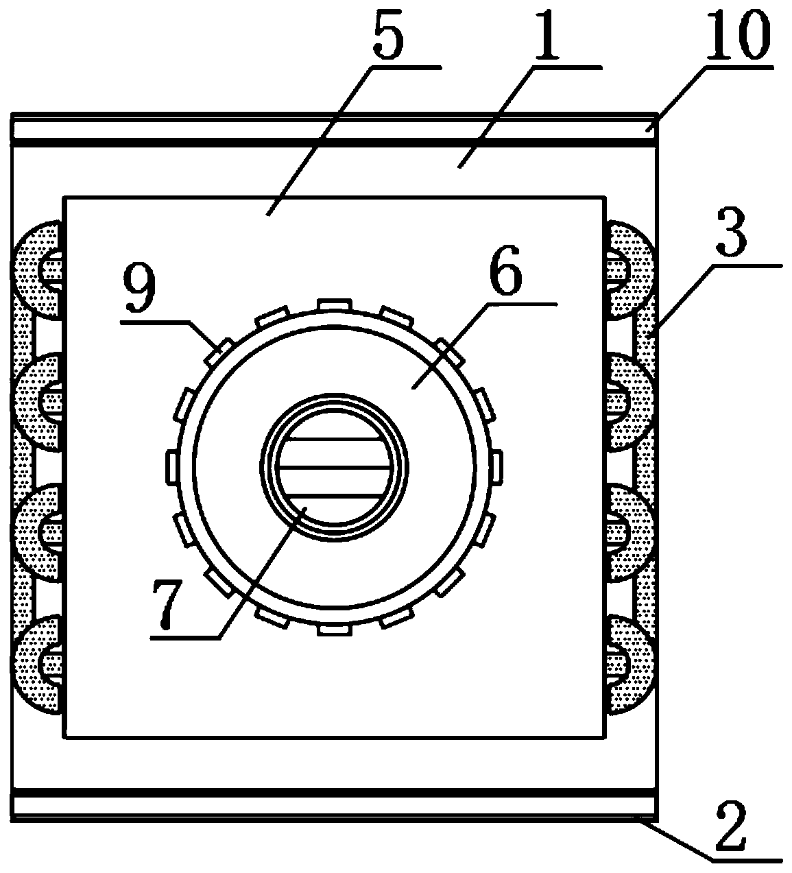 Communicated pulsating heat pipe type electronic component heat dissipation device