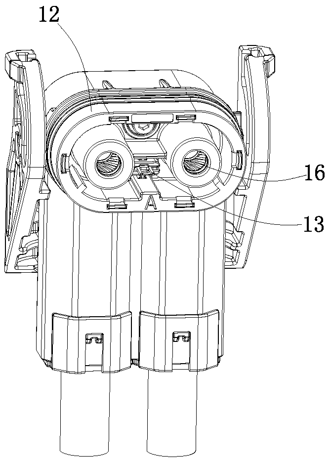 Metal bend high-voltage connector