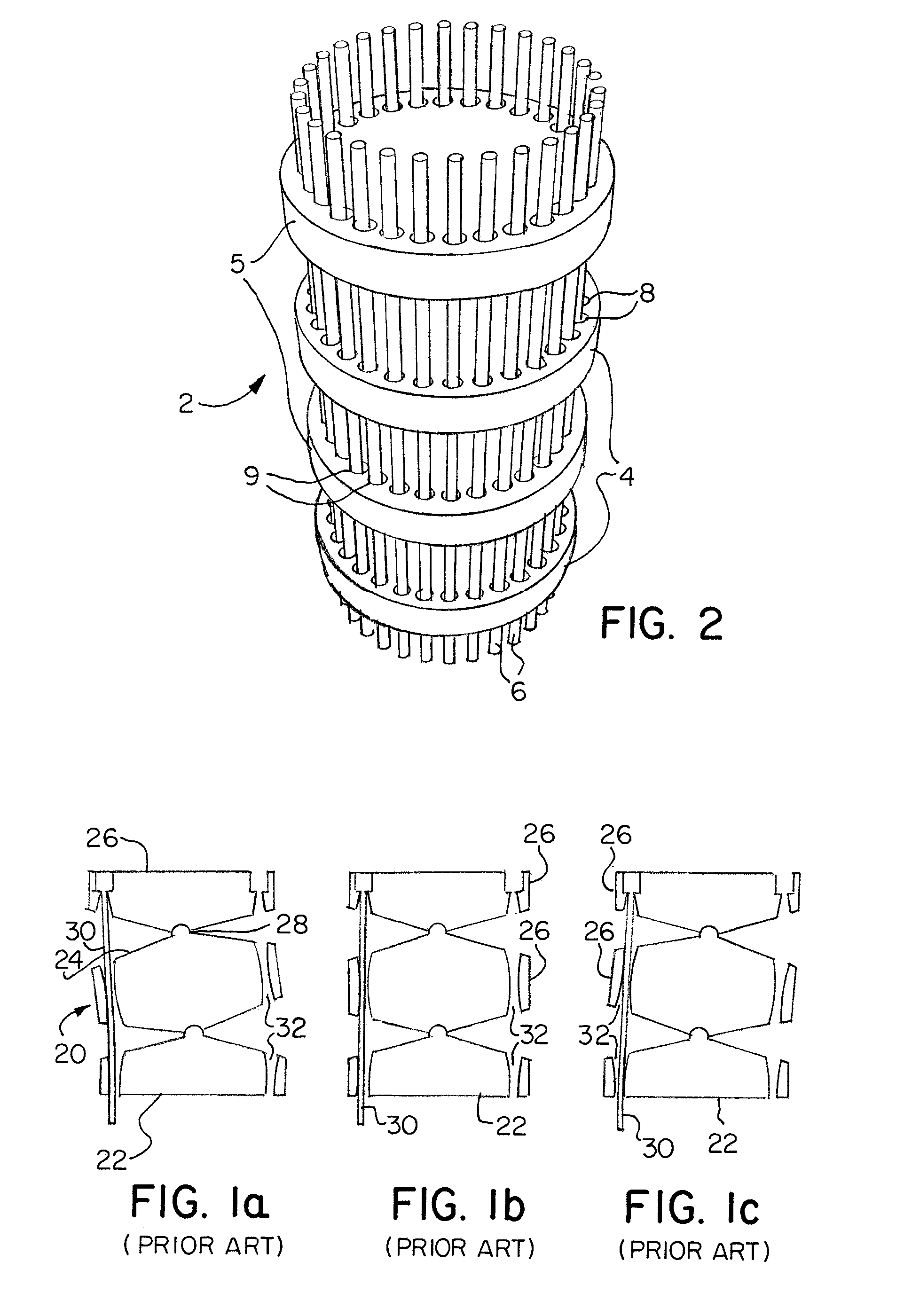 Link assembly with defined boundaries for a snake like robot arm