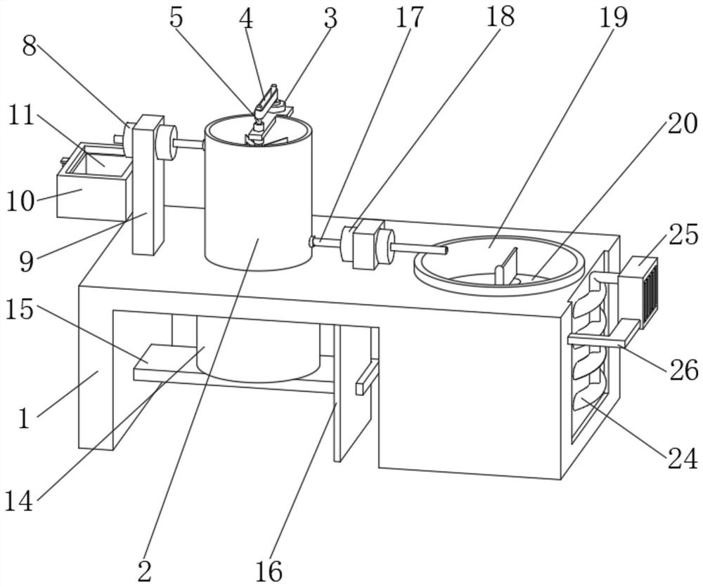 Casting aluminum bar smelting device for aluminum profile production