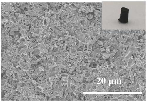 A kind of preparation method of graphene-based dense composite material