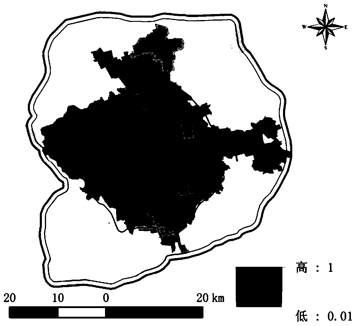 An urban forest tree preferential planting area selection method and system