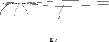 Knife-shaped tongue scraper and preparation method for mouthwash of knife-shaped tongue scraper