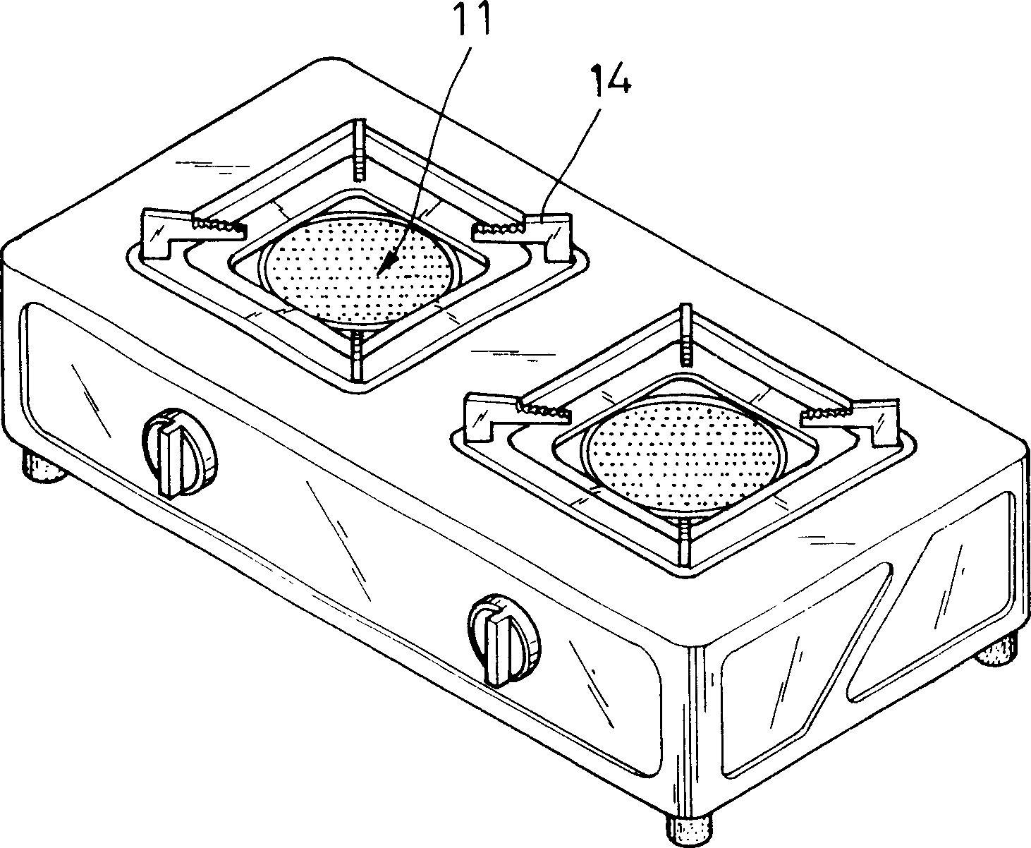 Heat accumulation type energy-saving infrared burner