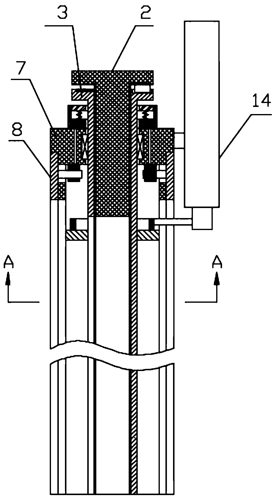 Rolling type bamboo straw and processing technology and processing device thereof