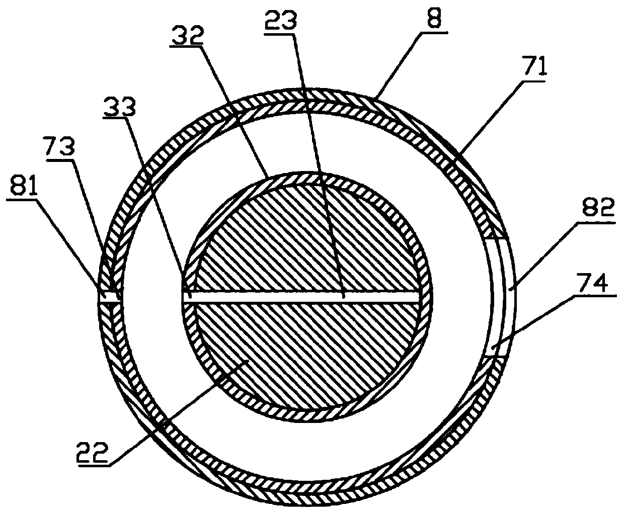 Rolling type bamboo straw and processing technology and processing device thereof