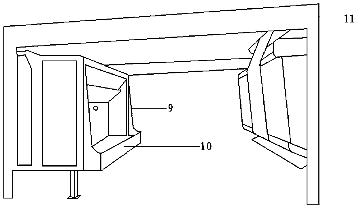 Device for diaphragm online spraying and using method thereof