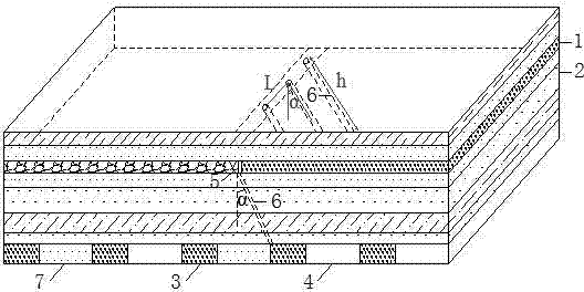 Method for performing ascending re-mining on hollow coal bed by column with one completely-filled side